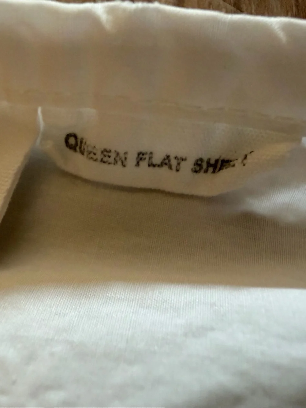 Anthropologie Embroidered Queen sized Top sheet Yellow & Peach